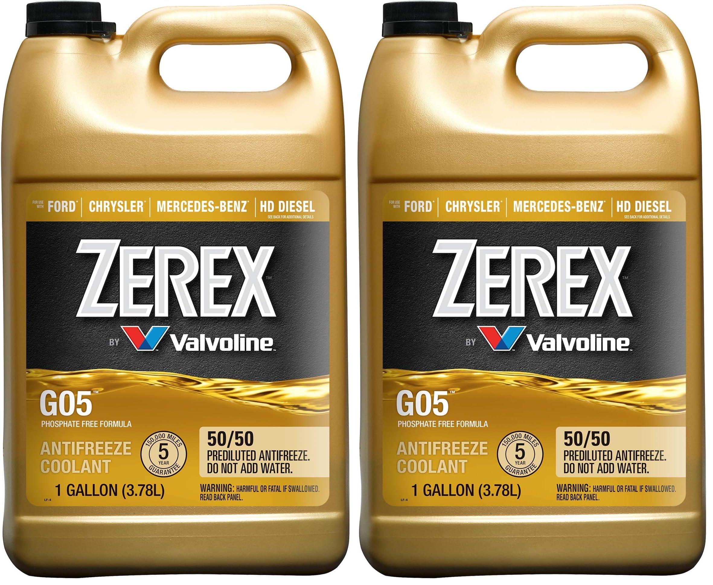Amazon.com: Zerex G05 Phosphate Free 50/50 Ready-to-Use Antifreeze
